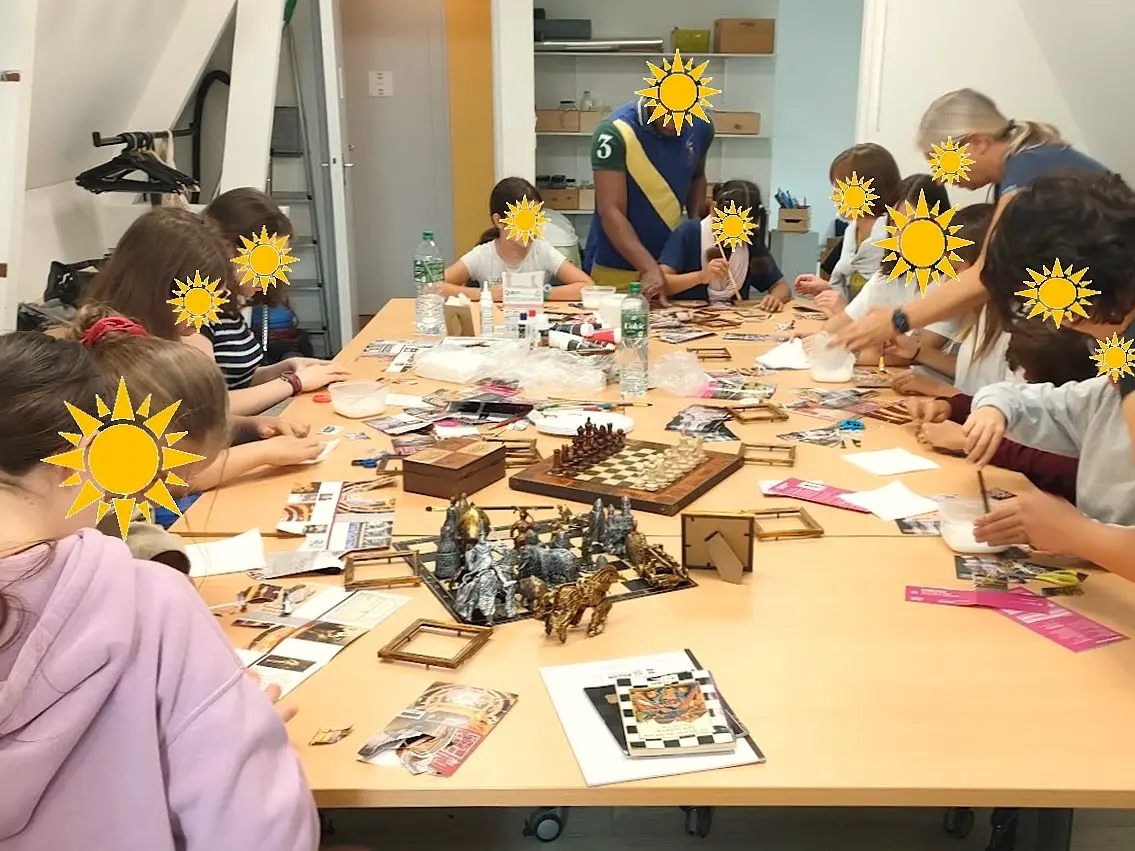 Atelier carte à gratter