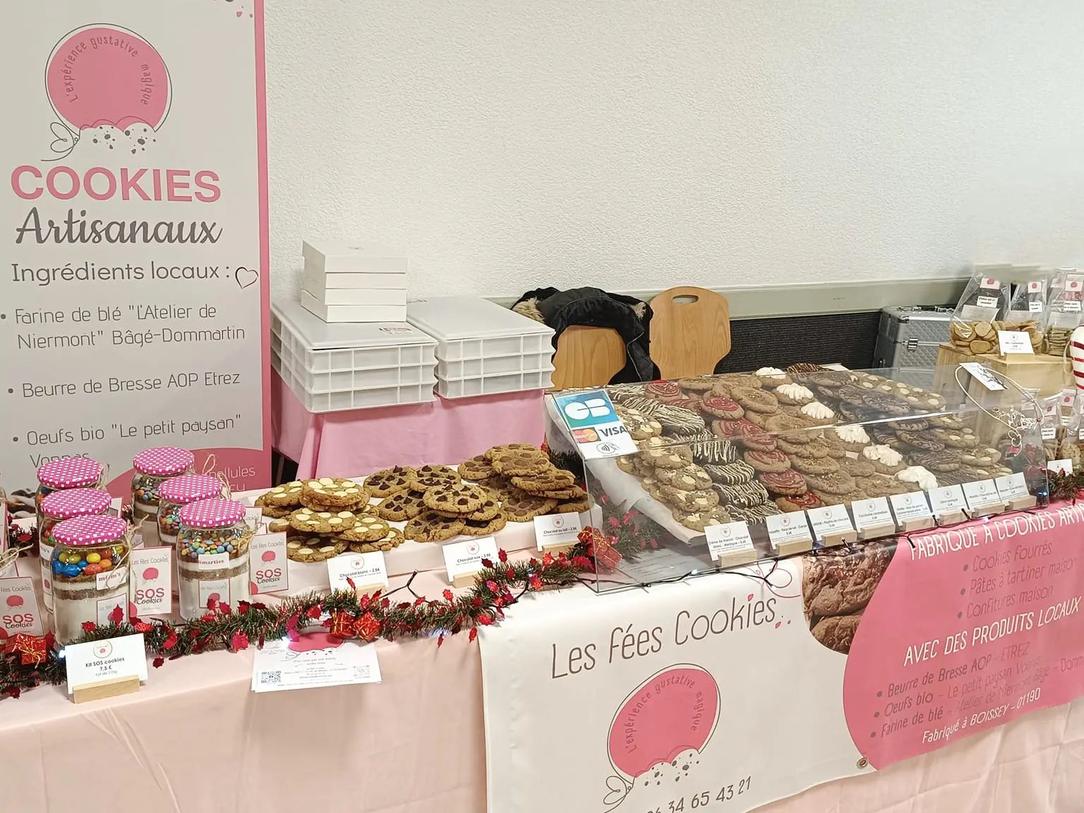 Présentation des cookies lors d'une opération commerciale