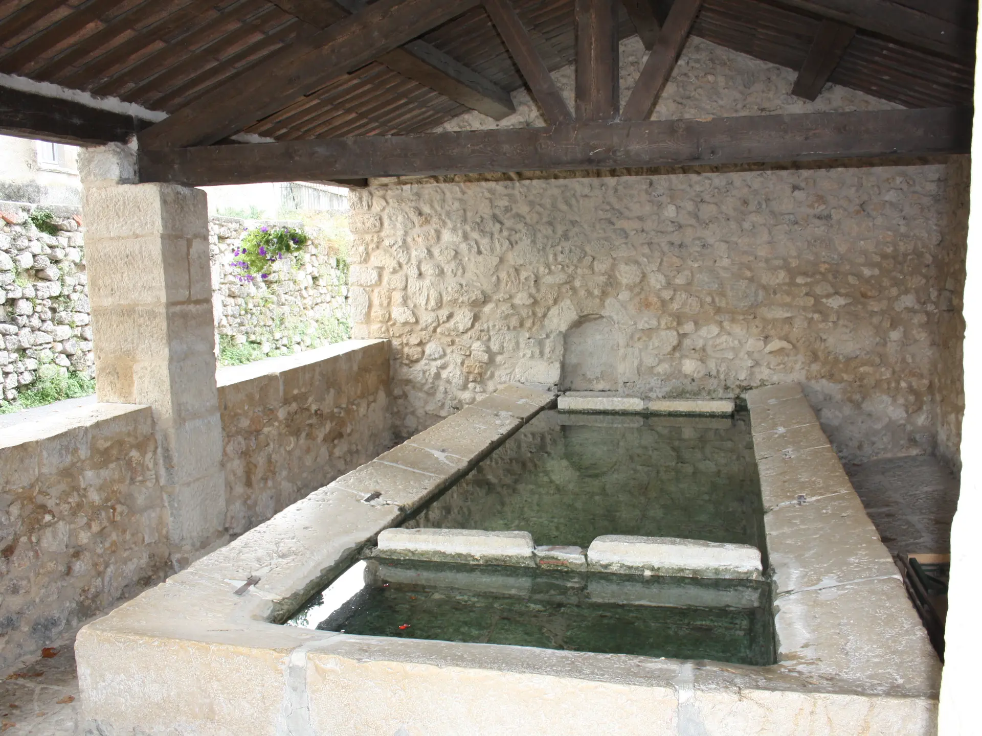 Vue du lavoir