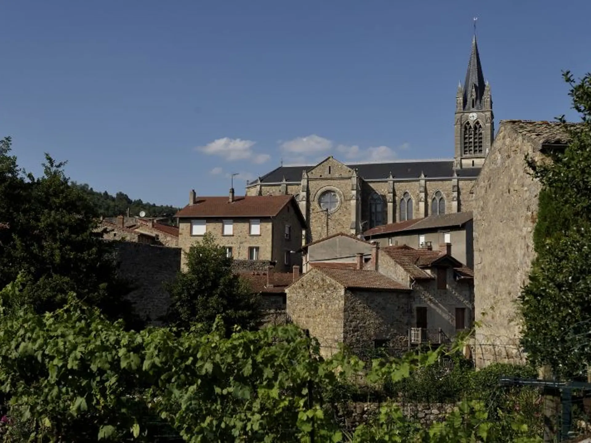 Vue sur le village de Villevocance