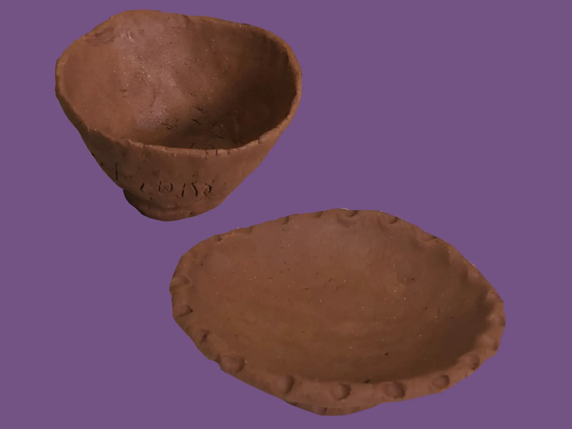 Création de vaisselle en argile