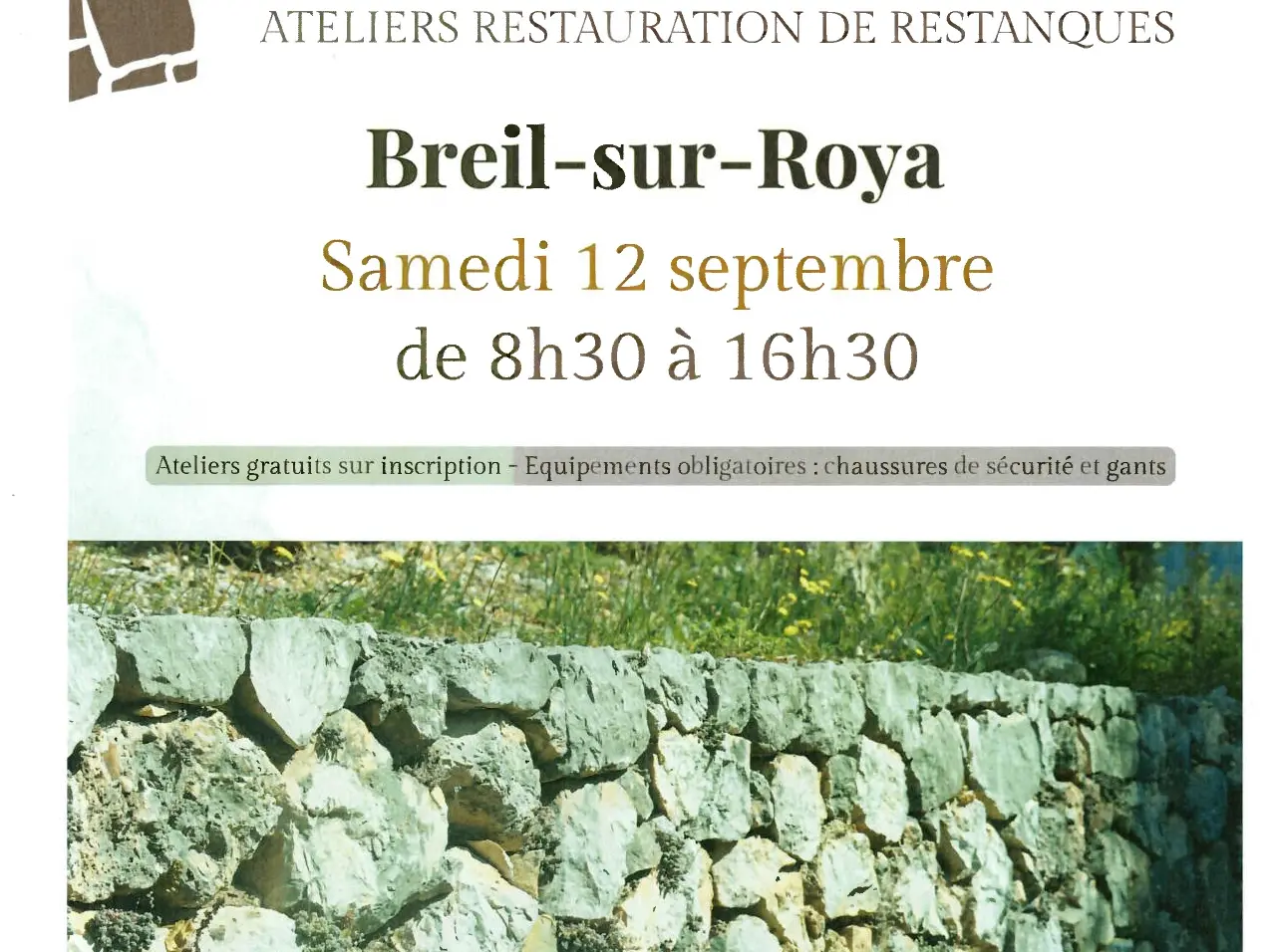 Atelier murs en pierres sèches_Breil-sur-Roya