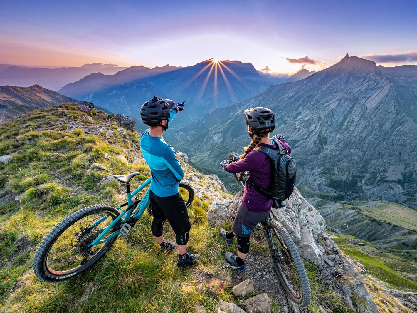 Le Roc d'Alibrandes en VTT