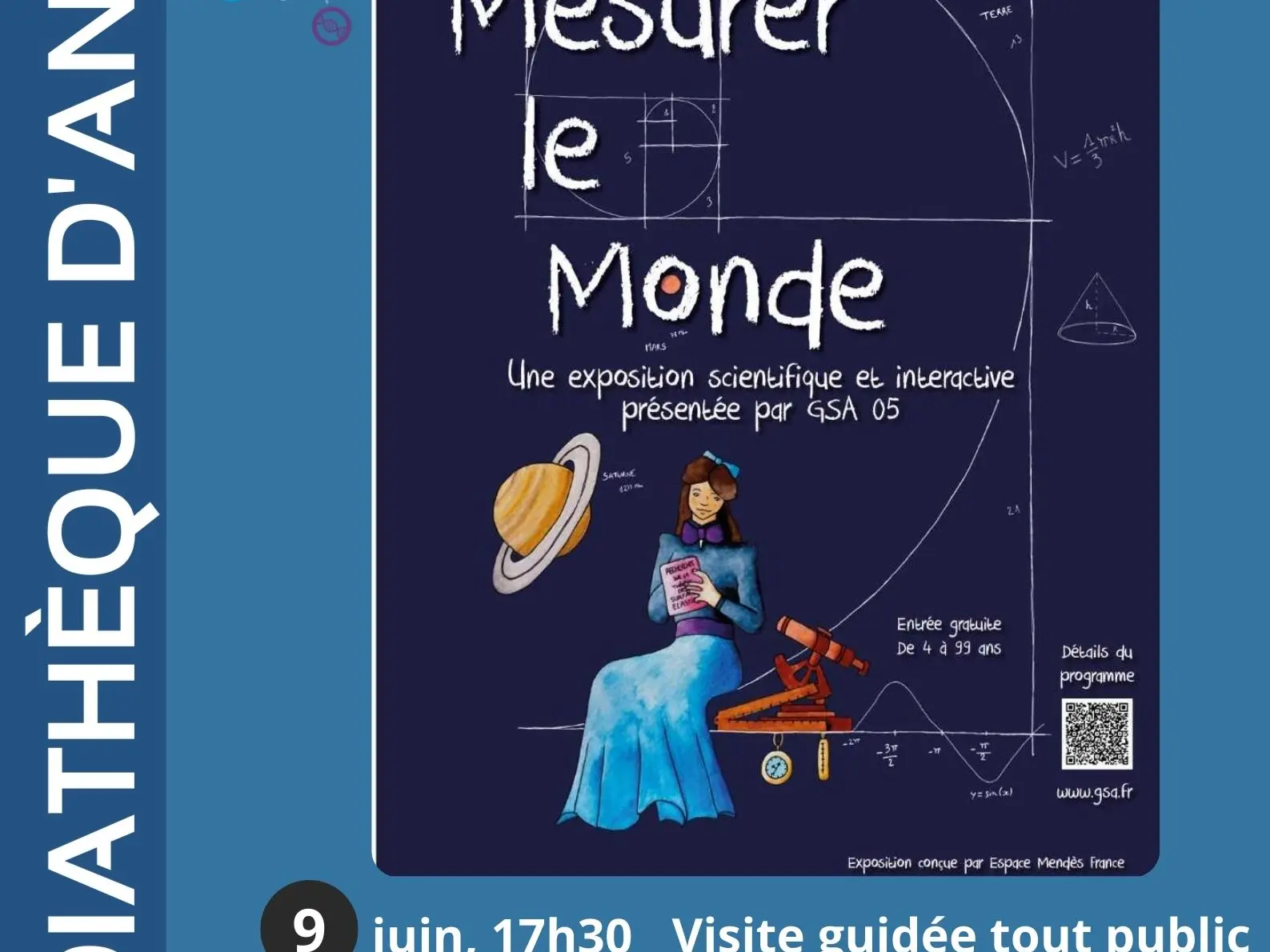 Mesurer le monde : exposition et ateliers, par Gap Sciences Animation 05