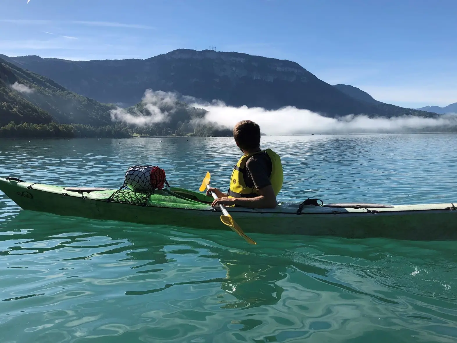 Kayak de randonnée sur le Lac d'Aiguebelette