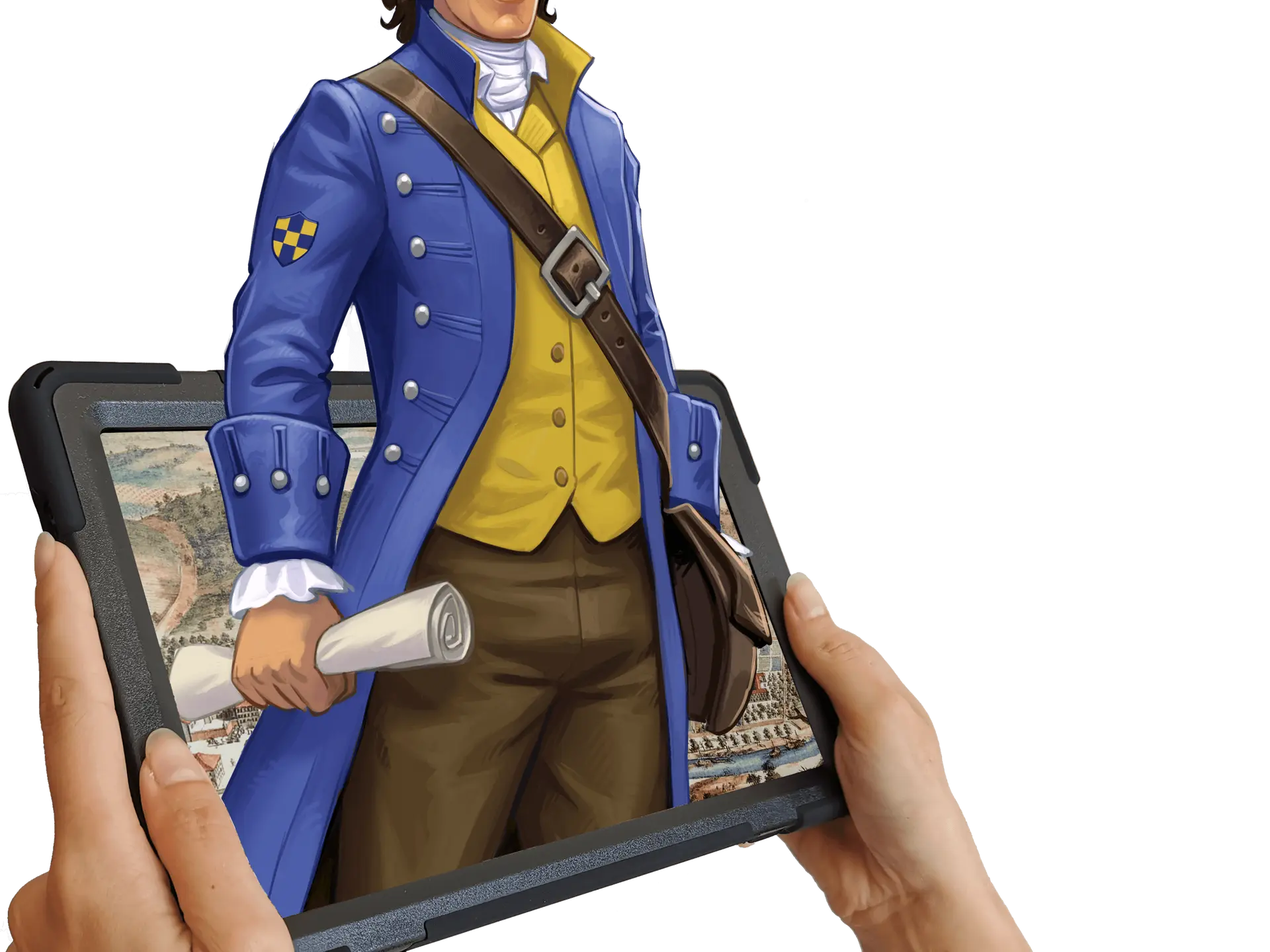Balade guidée sur tablette