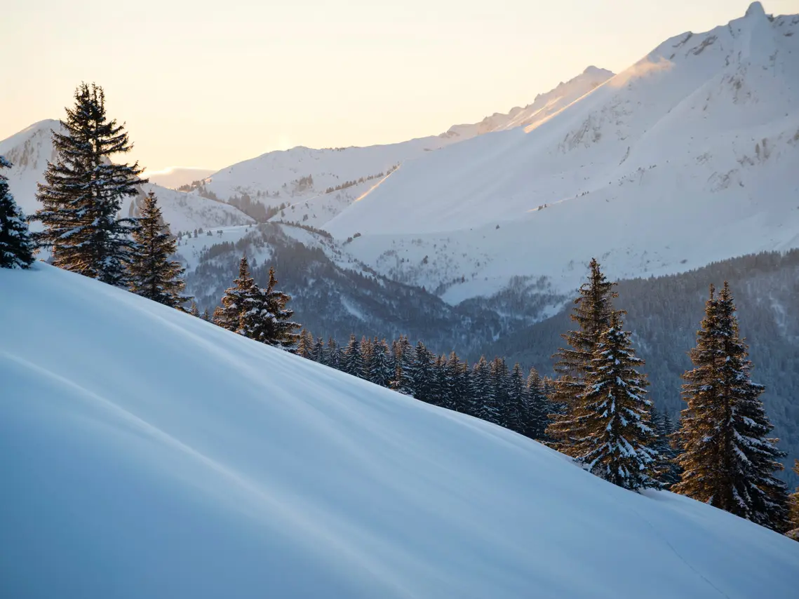 Sommet du Pleney - domaine skiable Morzine Les Gets