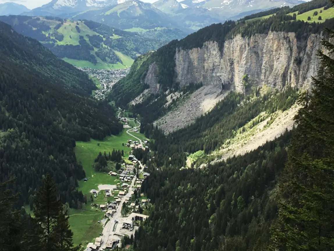 Vue depuis la Mine de la lappiaz