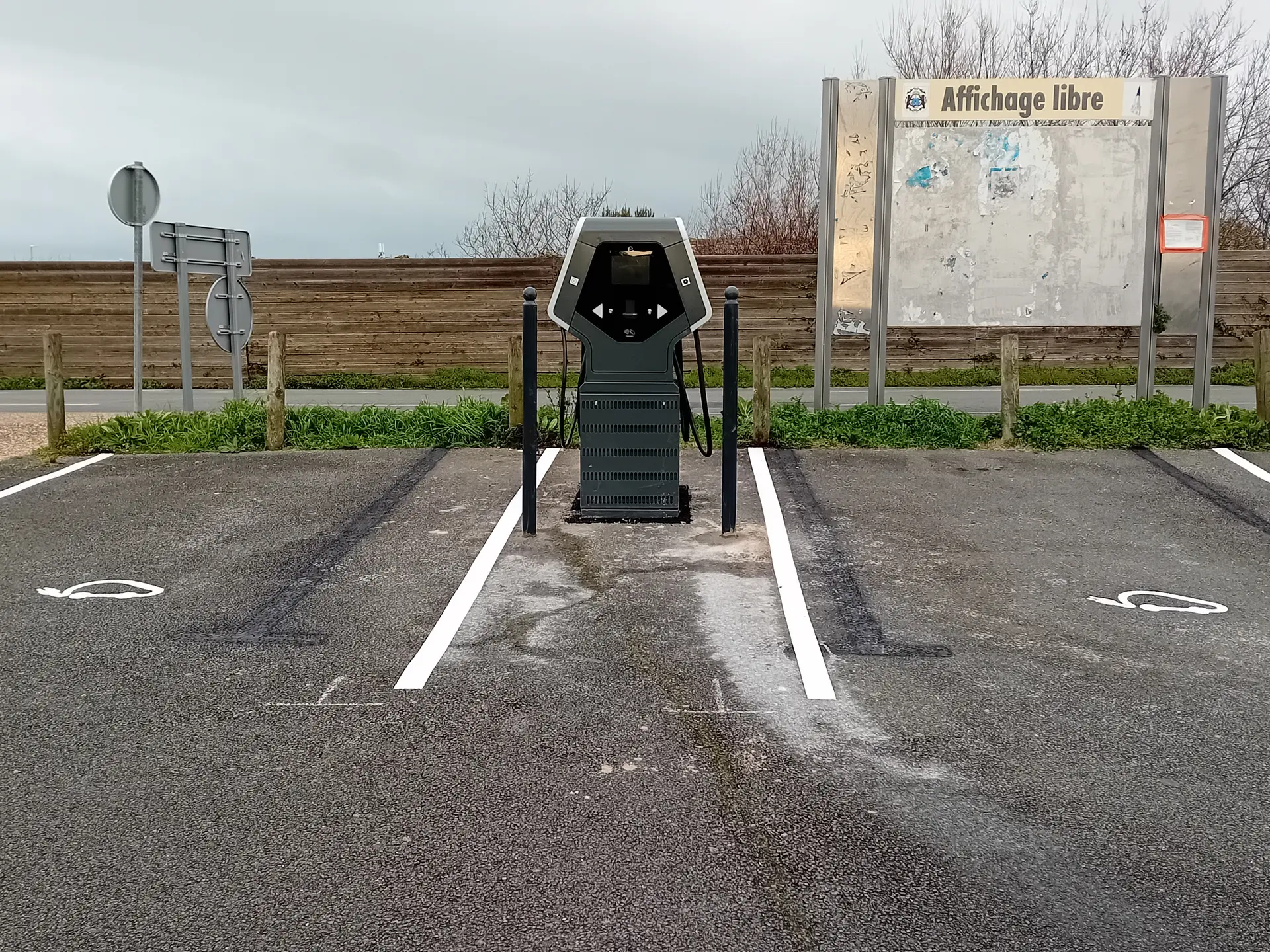 Electric car charging stations