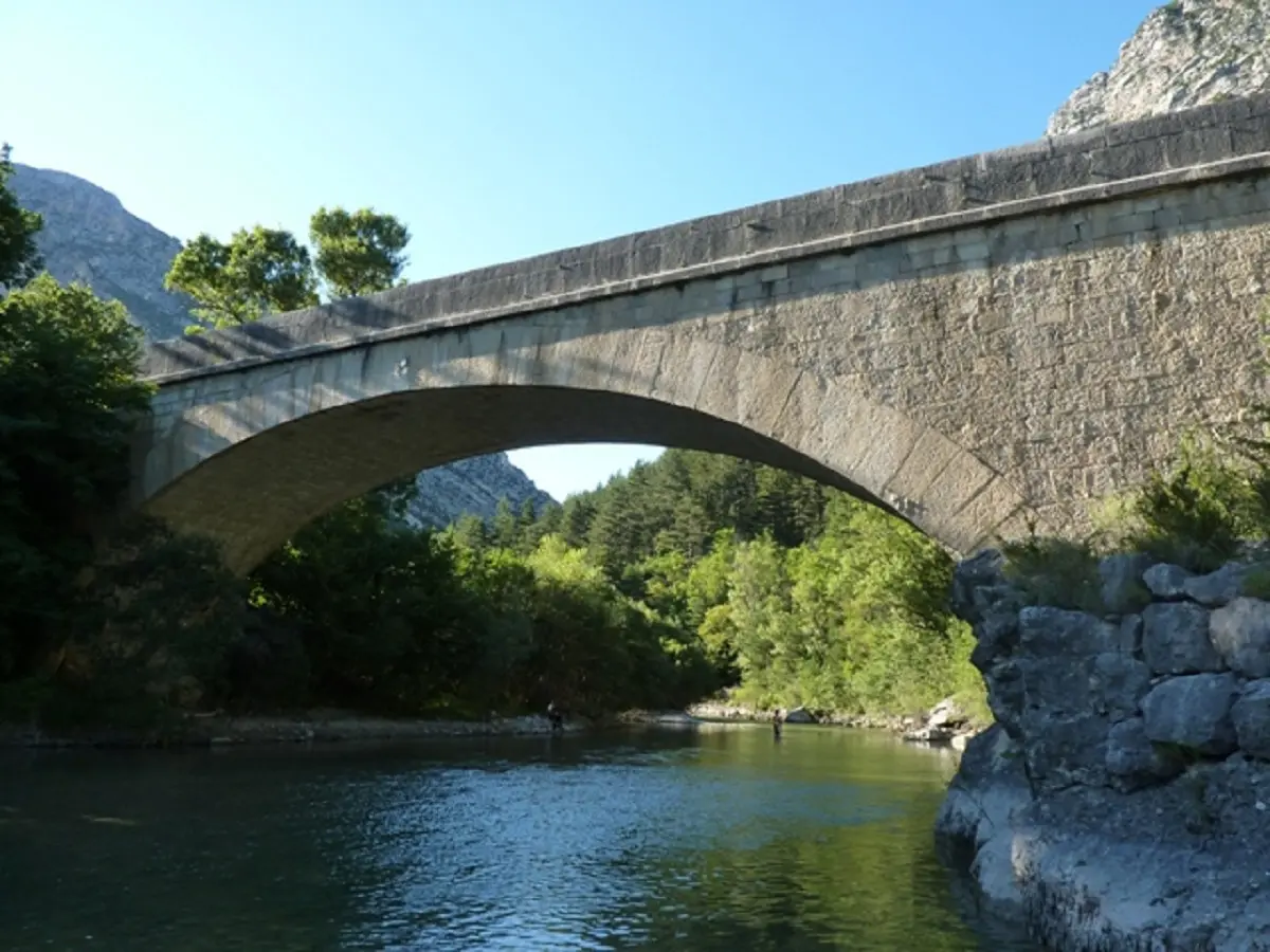 Vue depuis le bord du Verdon