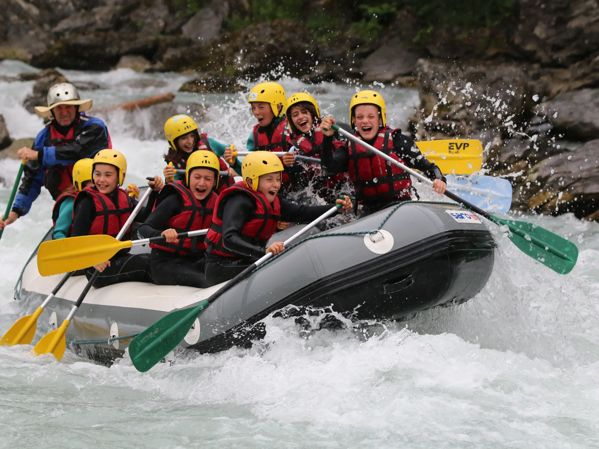 Eau Vive Passion : rafting famille