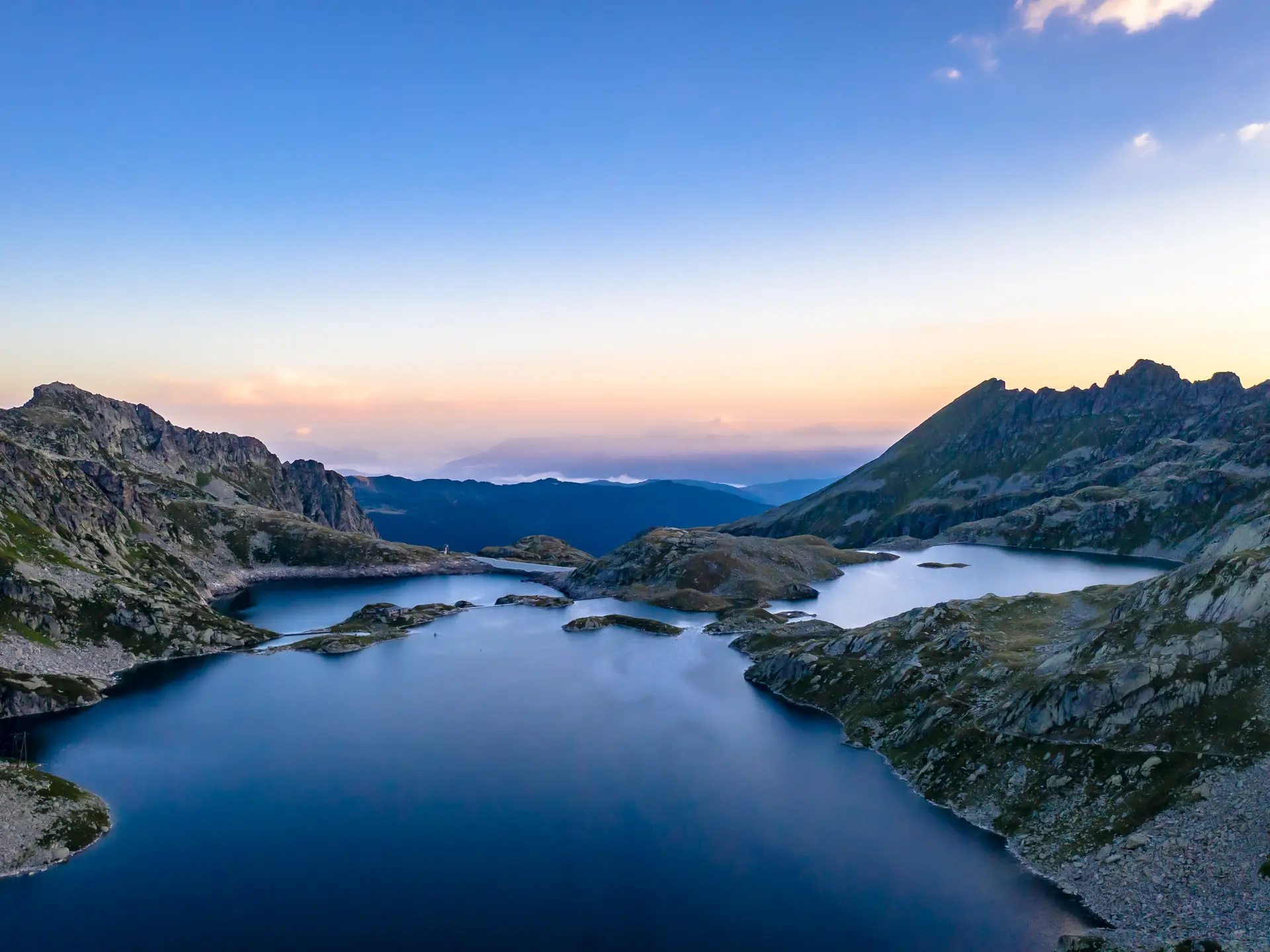 Plateau des Sept Laux vu du ciel