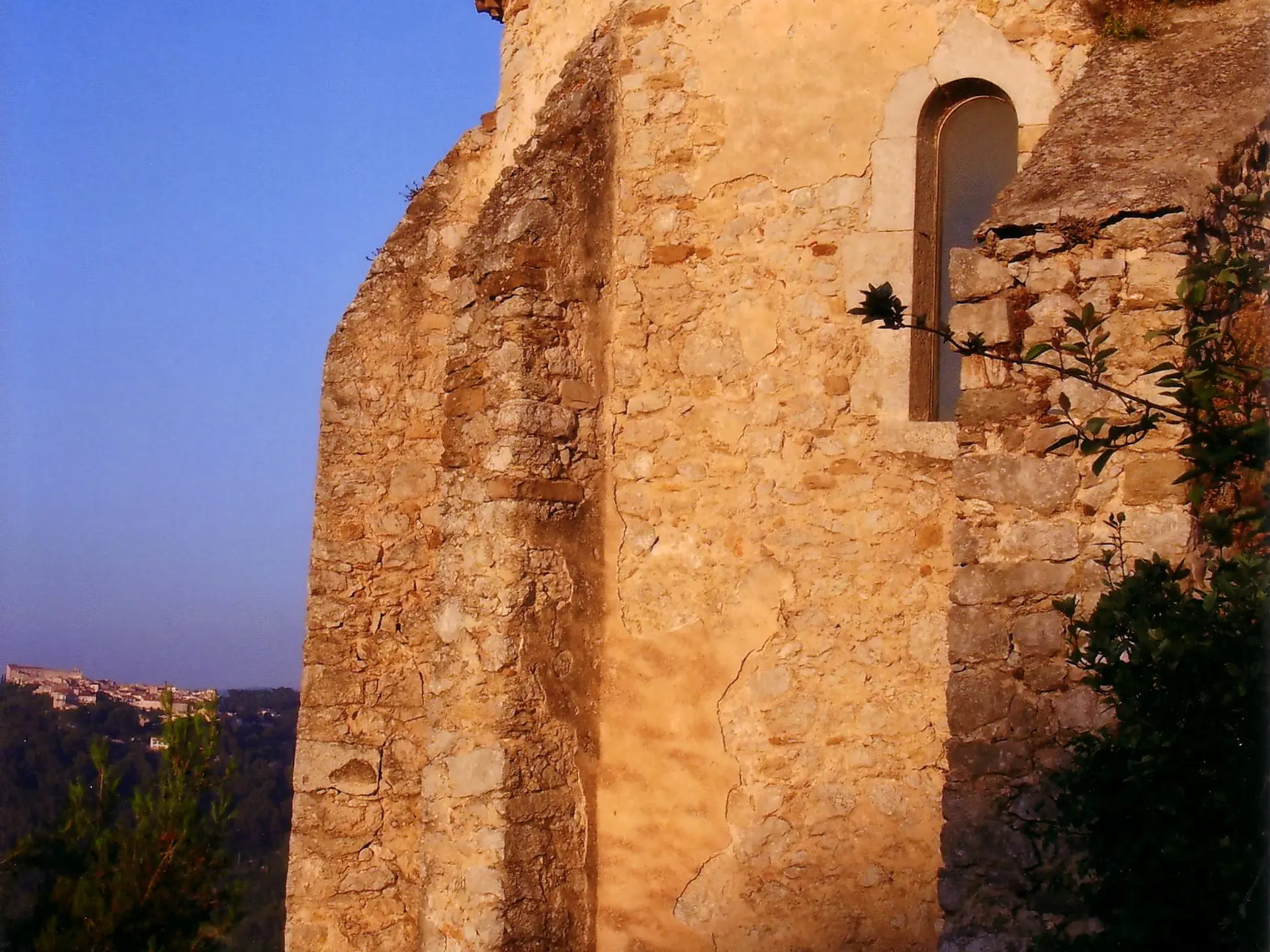 Chapelle Sainte Madeleine coucher de soleil