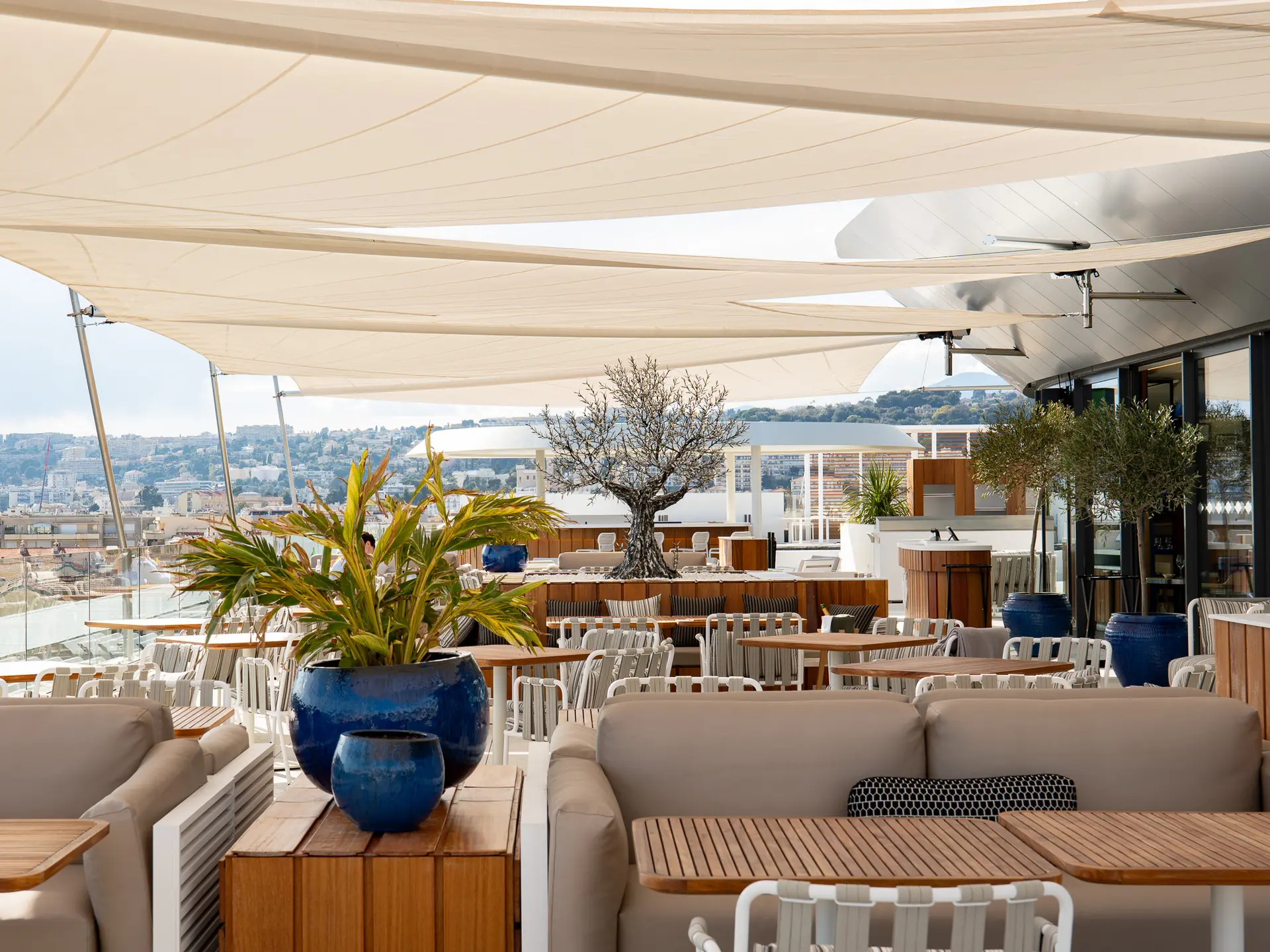 Terrasse du Restaurant Rooftop