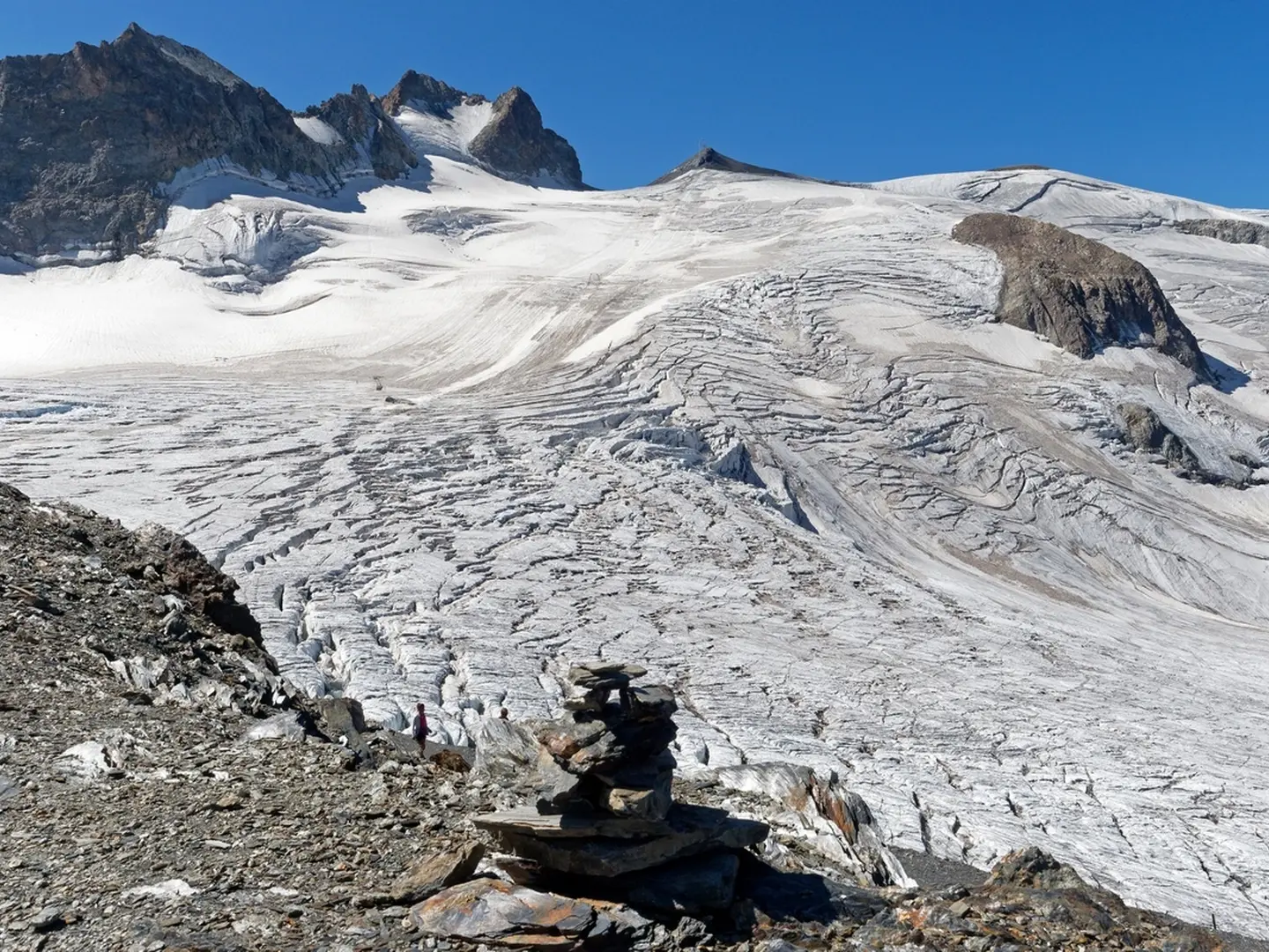 Glacier de la Girose en été - La Grave