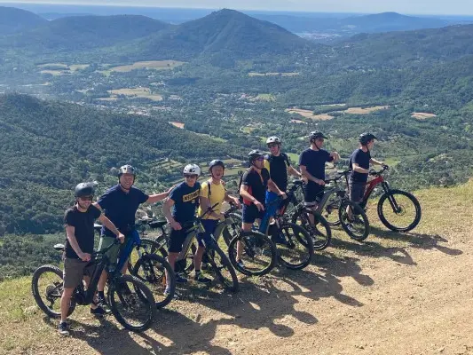 Randonnée en VTT électrique Saint-Tropez