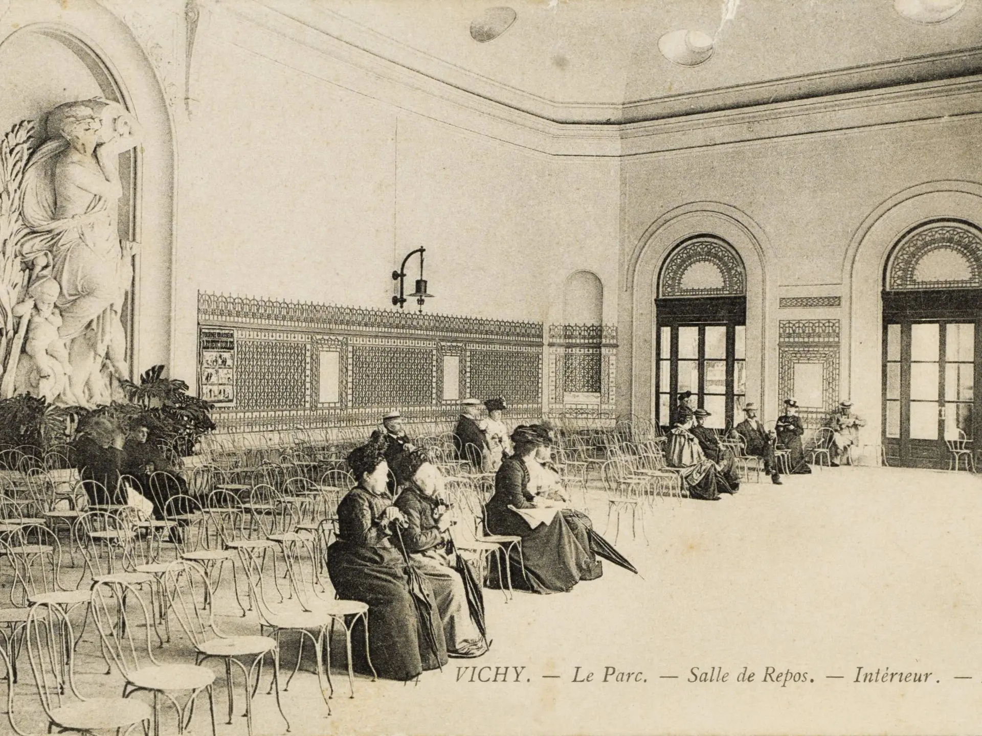 Le parc : salle de repos