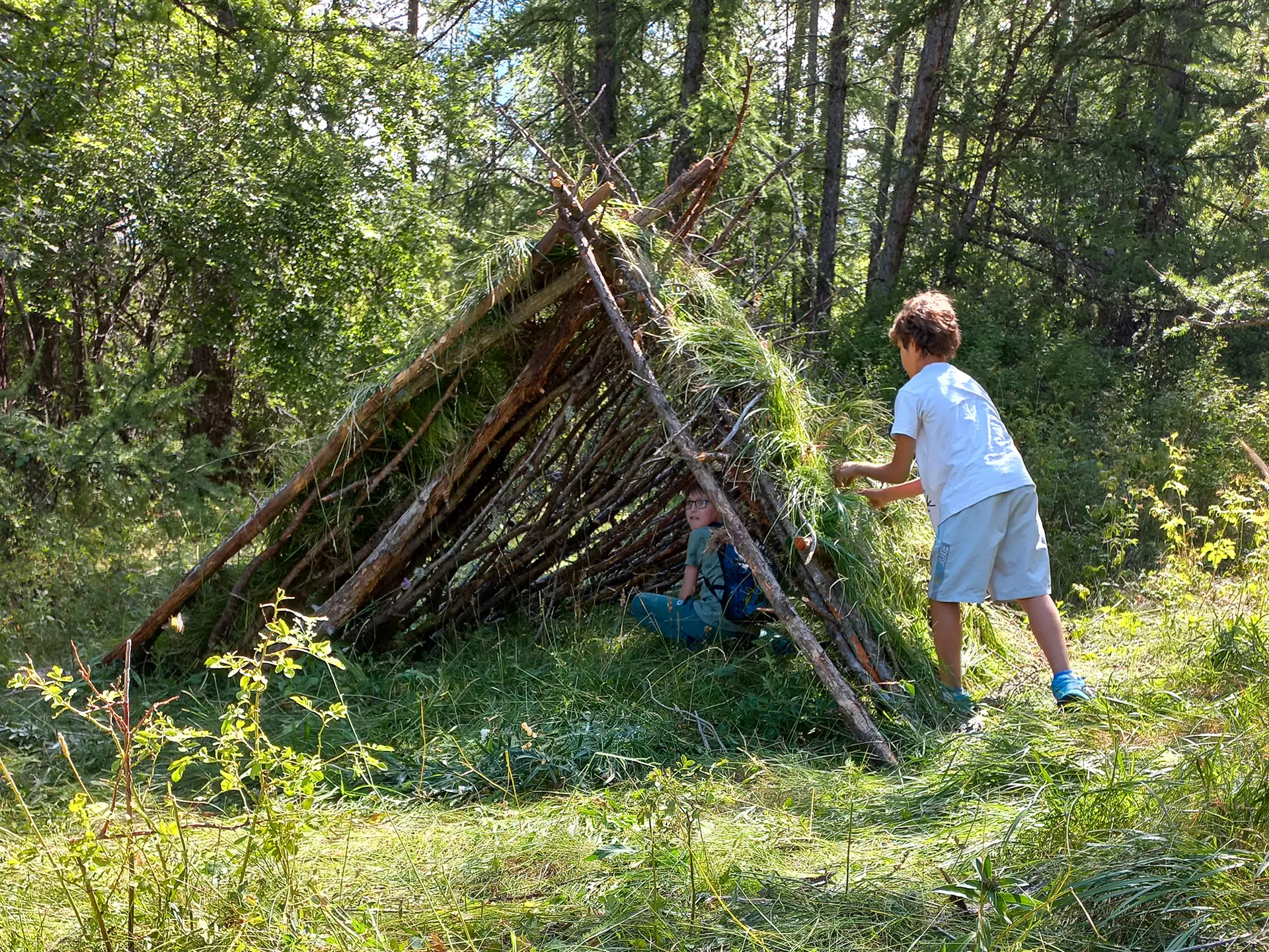 Montagnes d'Ubaye : Stage survie en famille