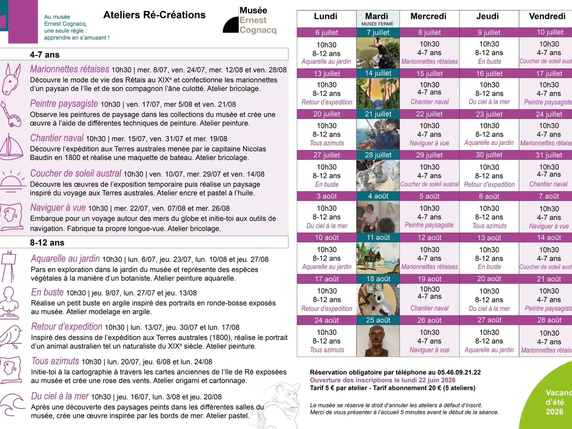 Ateliers Ré-Créations : Marionnettes réthaises_Saint-Martin-de-Ré