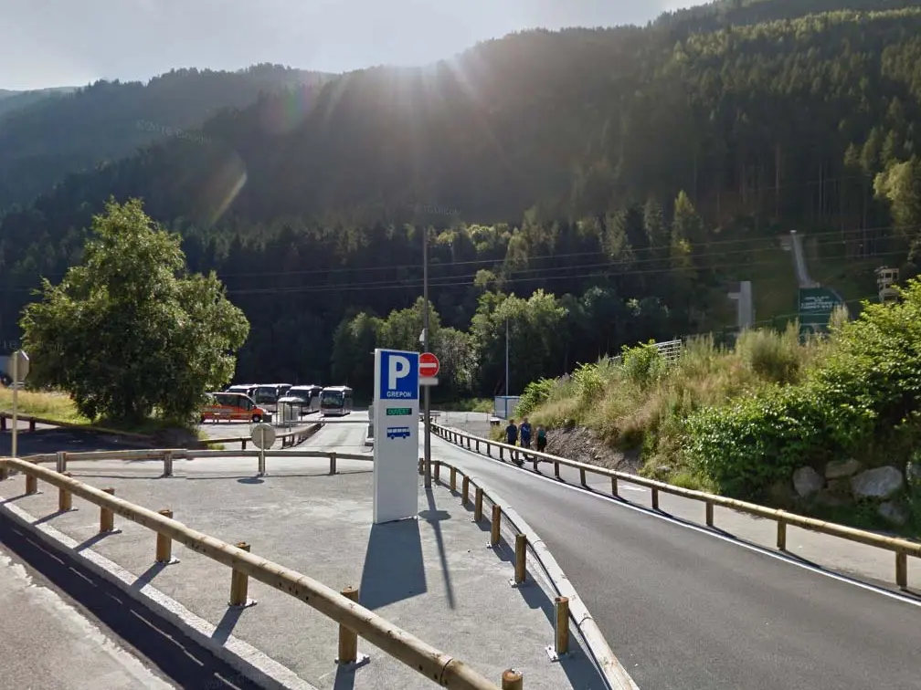 parking autocar chamonix