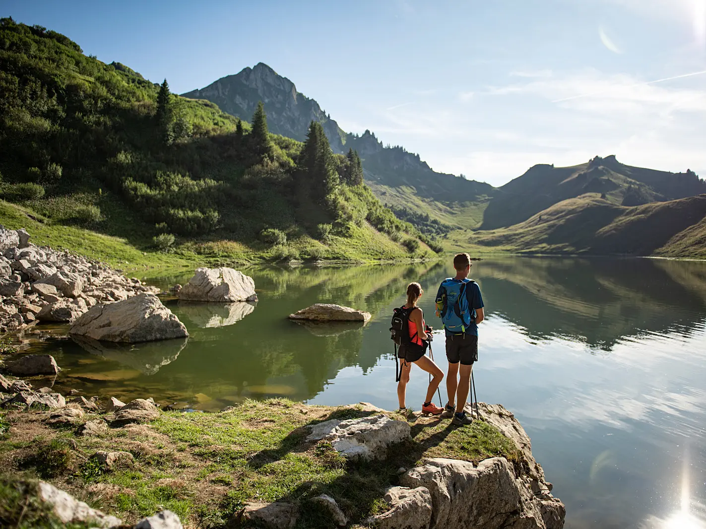 randonnée pédestre - lac de Lessy