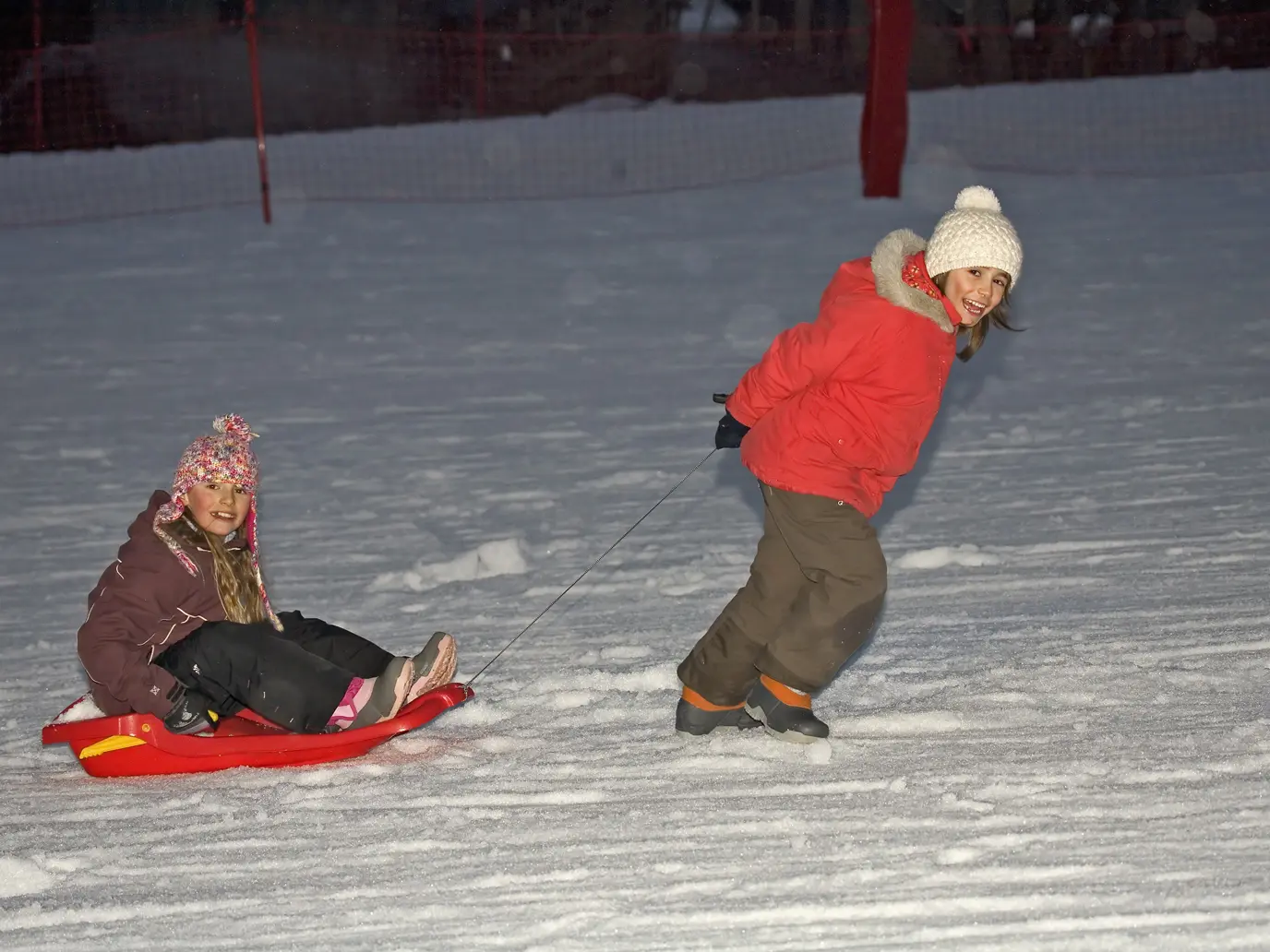 Descente en luge