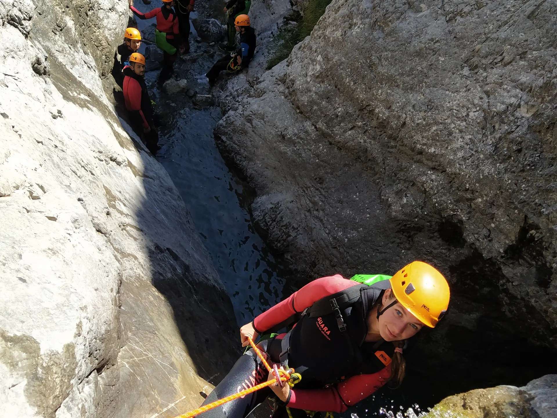 Canyon de Peyron Roux, Bureau des guides du Champsaur Valgaudemar