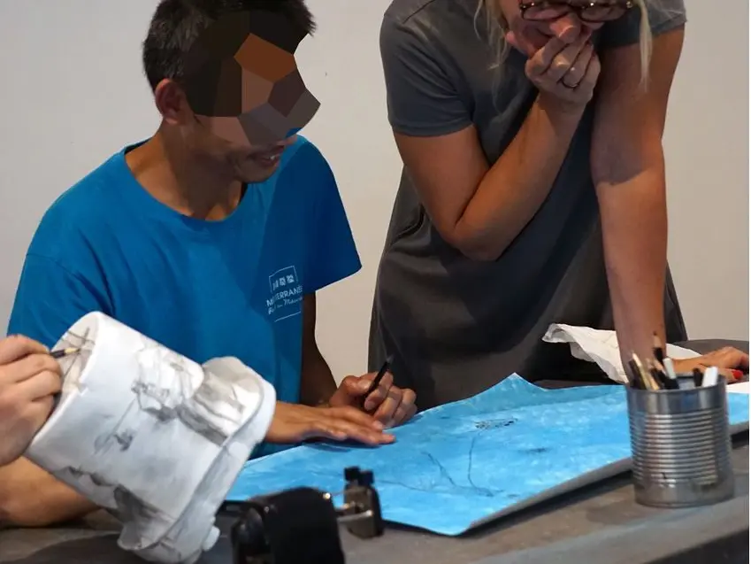 Atelier avec Morgane PLACET-RITTER