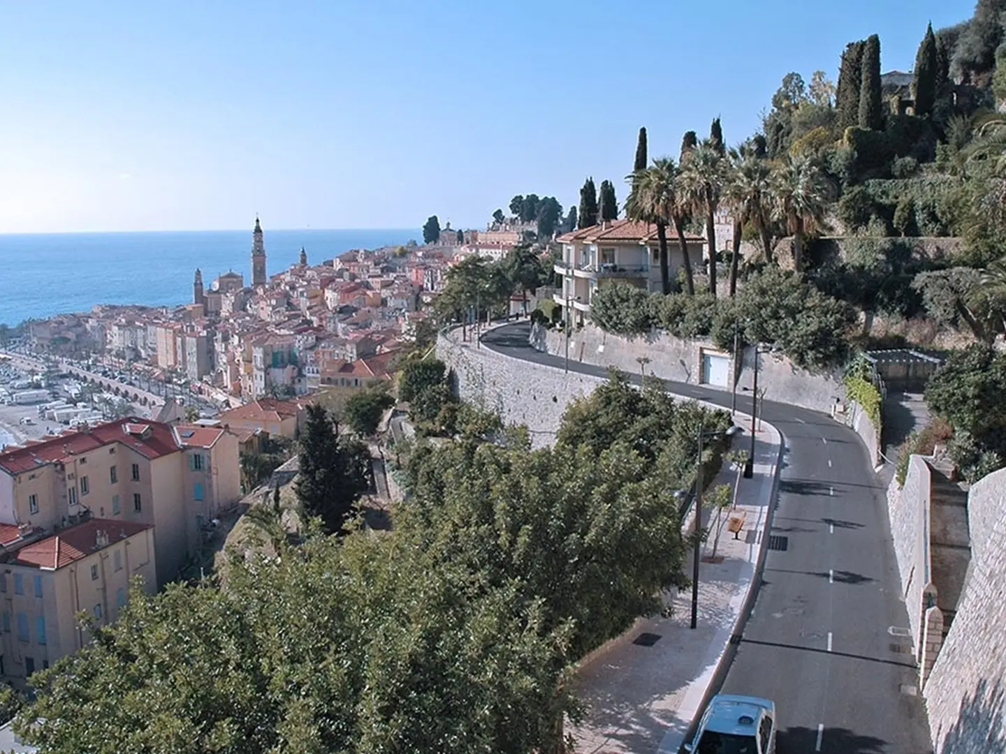 Vue du Boulevard de Garavan