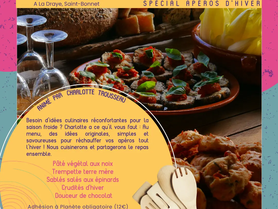 Atelier cuisine apéros d'hiver