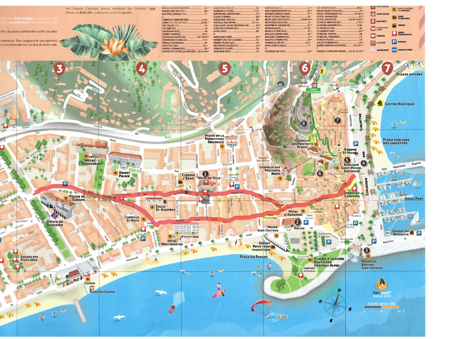 Parcours poussette à Menton