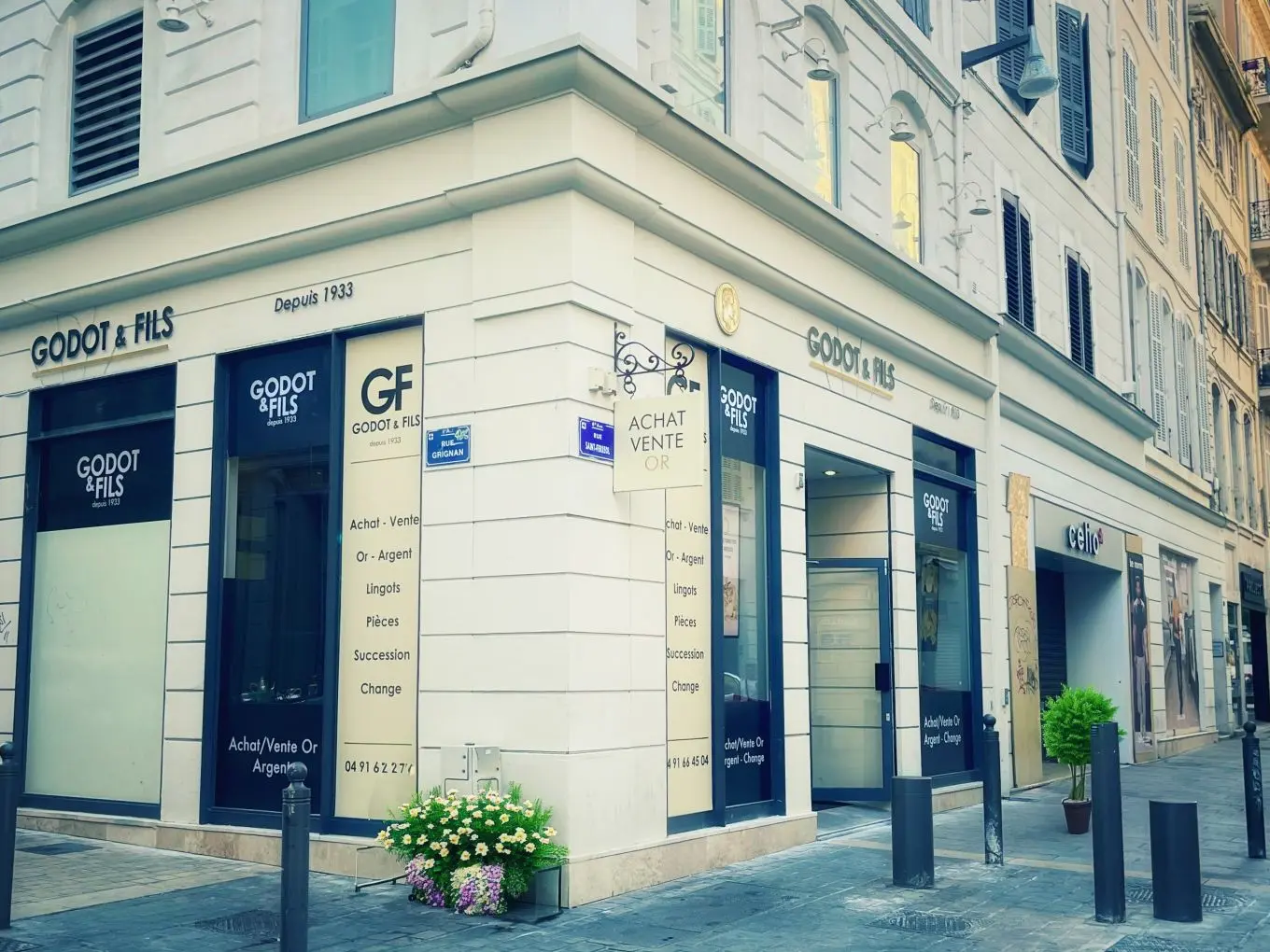 devanture du commerce rue st férréol