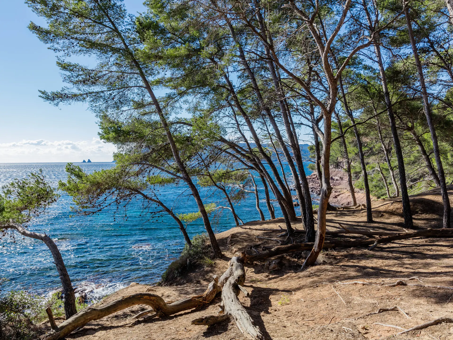 vue magnifique sur la Méditerranée