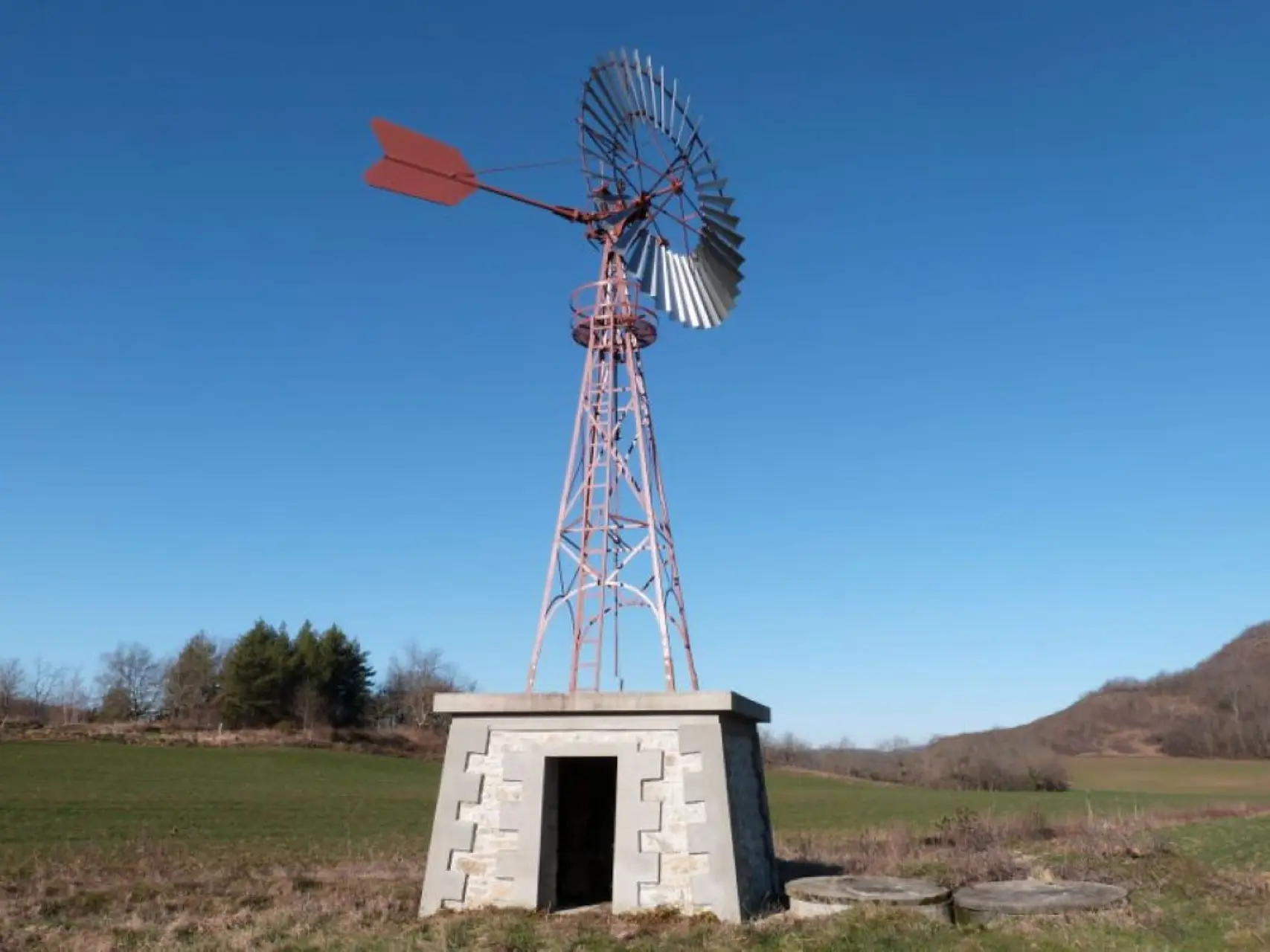 Le sentier de l'éolienne