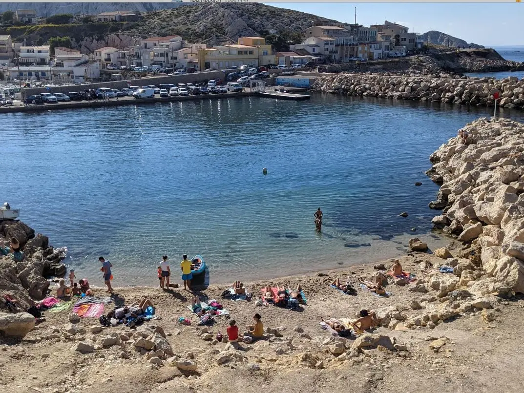 Plage du port des Goudes Marseille