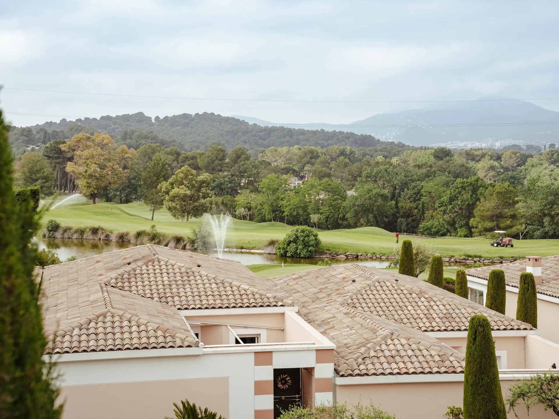 Vue golf hôtel Royal Mougins