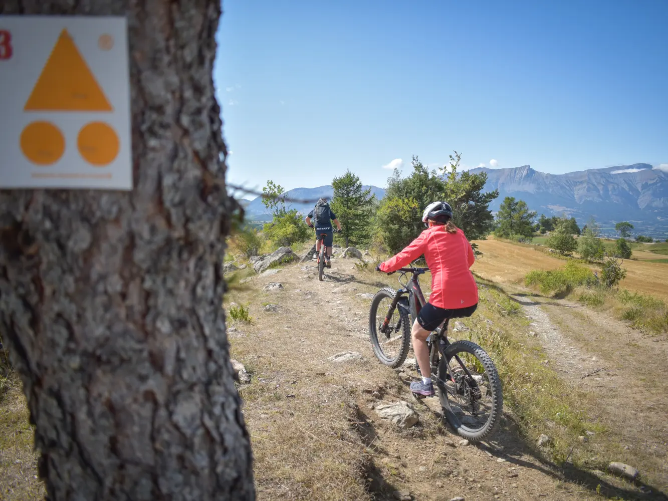 Sous la moraine, circuit VTT St Léger, Champsaur