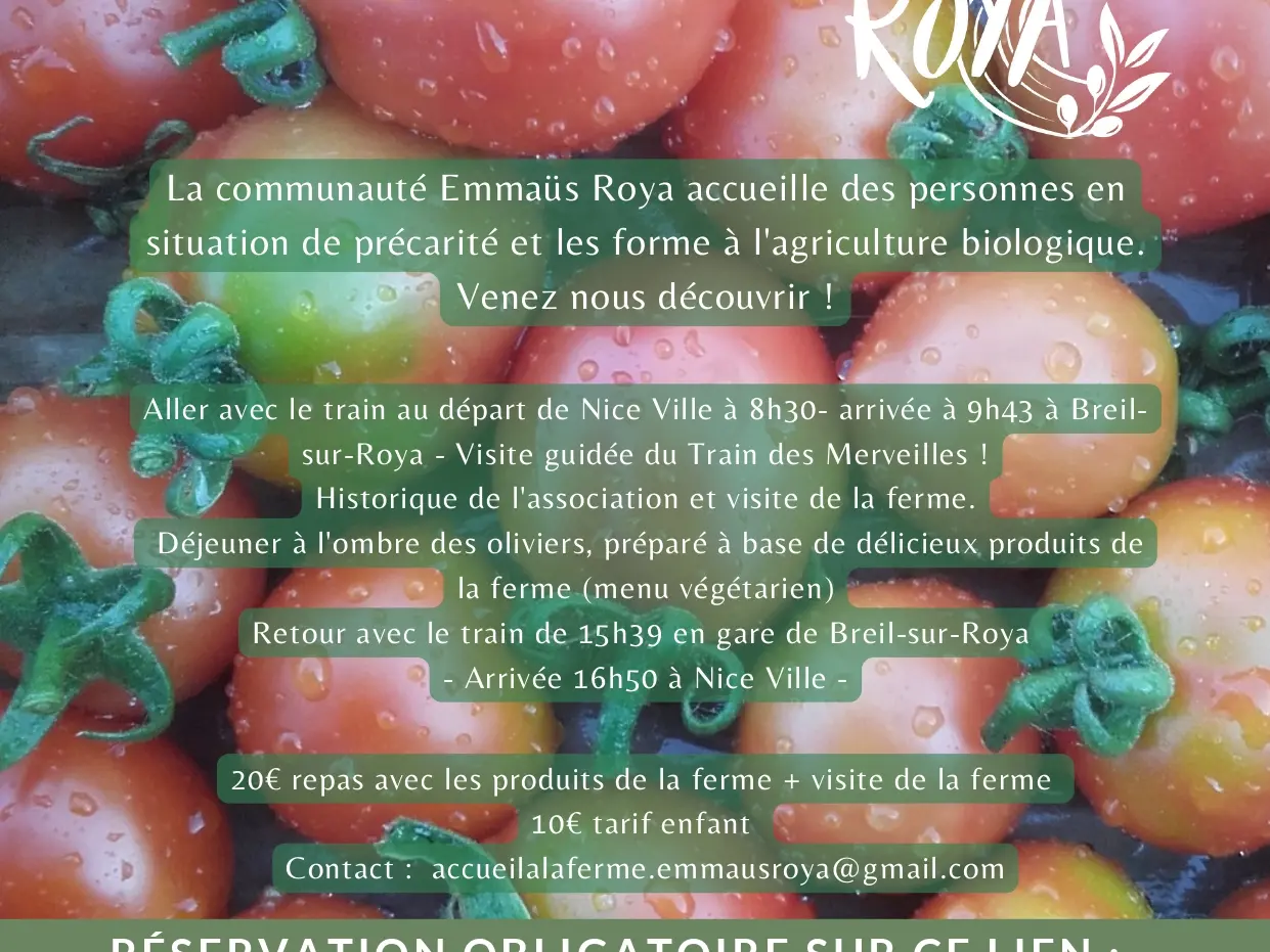 Tous à la ferme ! Visites d'Emmaüs Roya