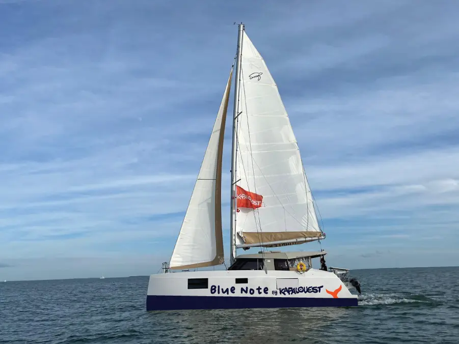 Sortie en mer à la voile