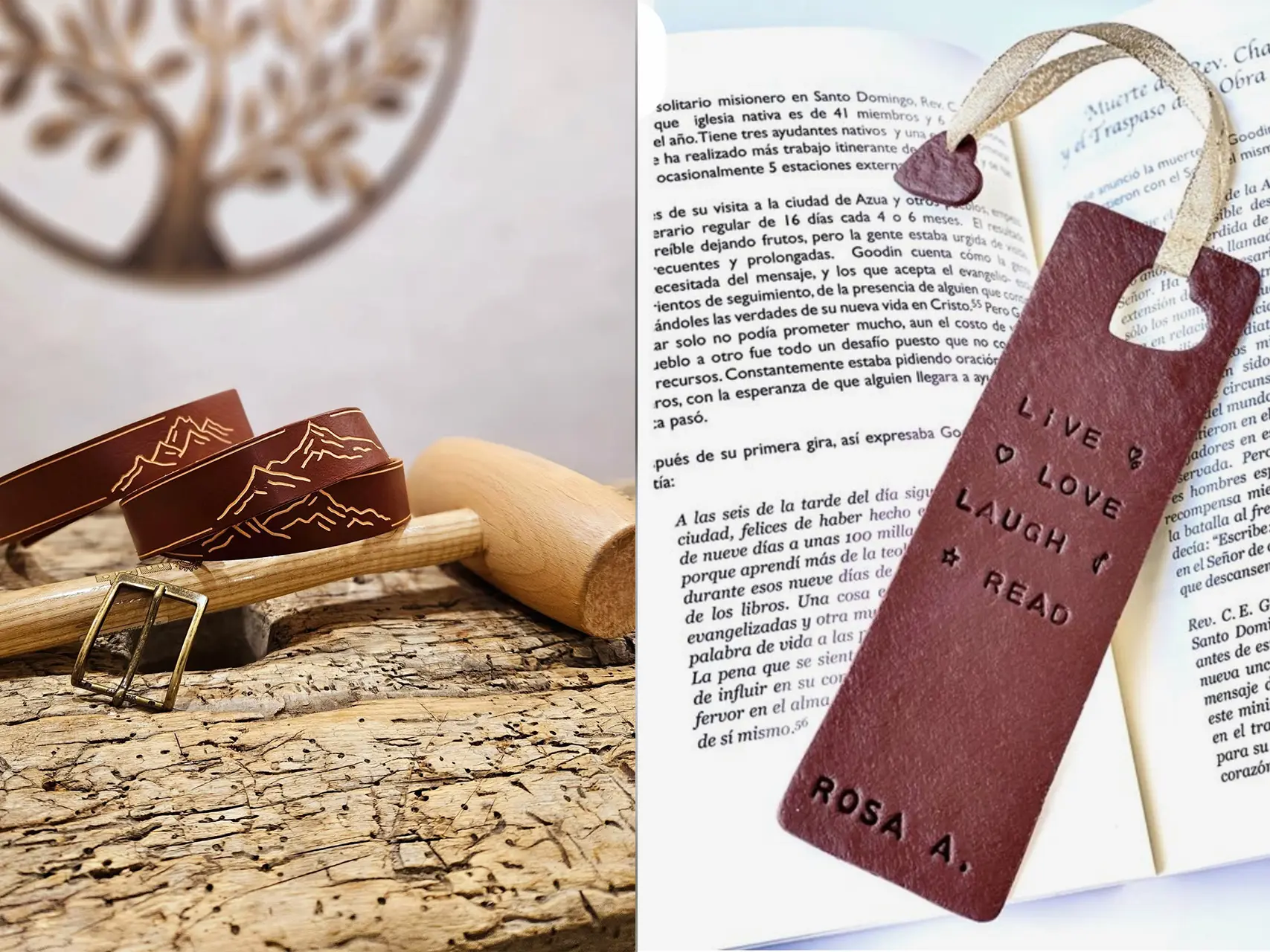 Atelier création d'un marque page en cuir - Semaine Famille +_Thônes