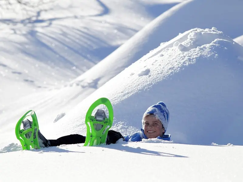 Raquettes à neige, boucle à Champoléon