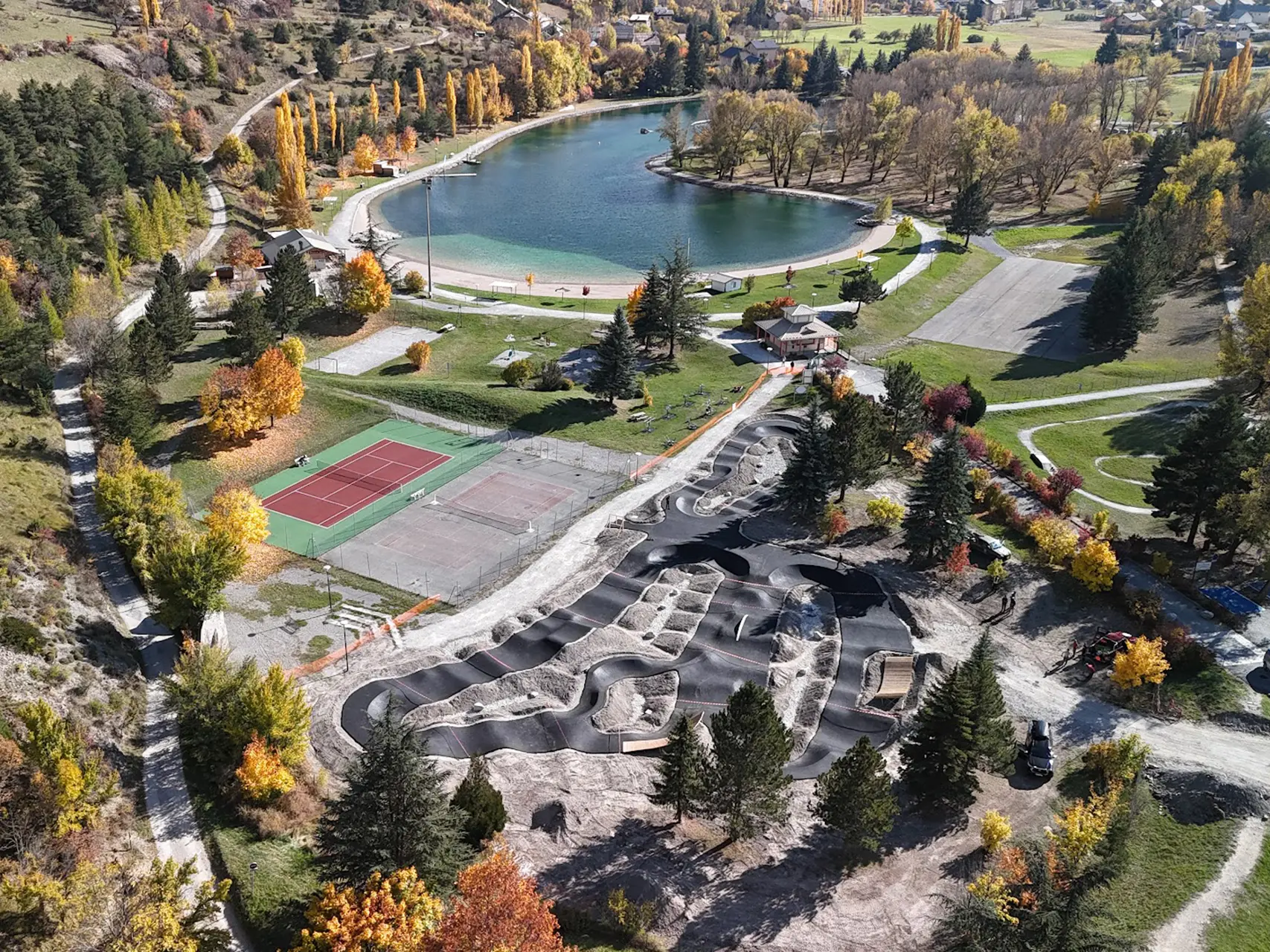 Pumptrack du plan d'eau de Jausiers