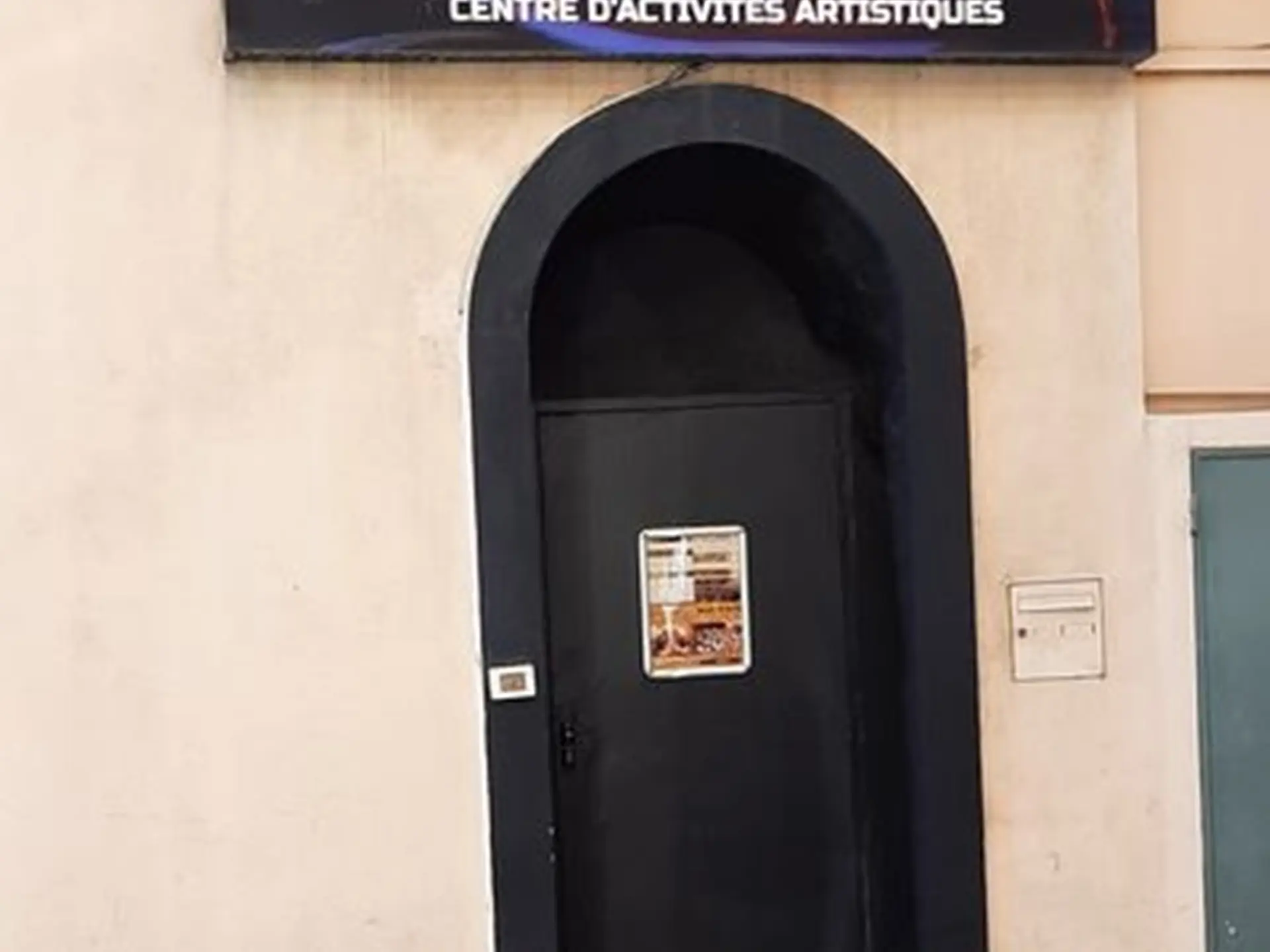 Entrée du studio