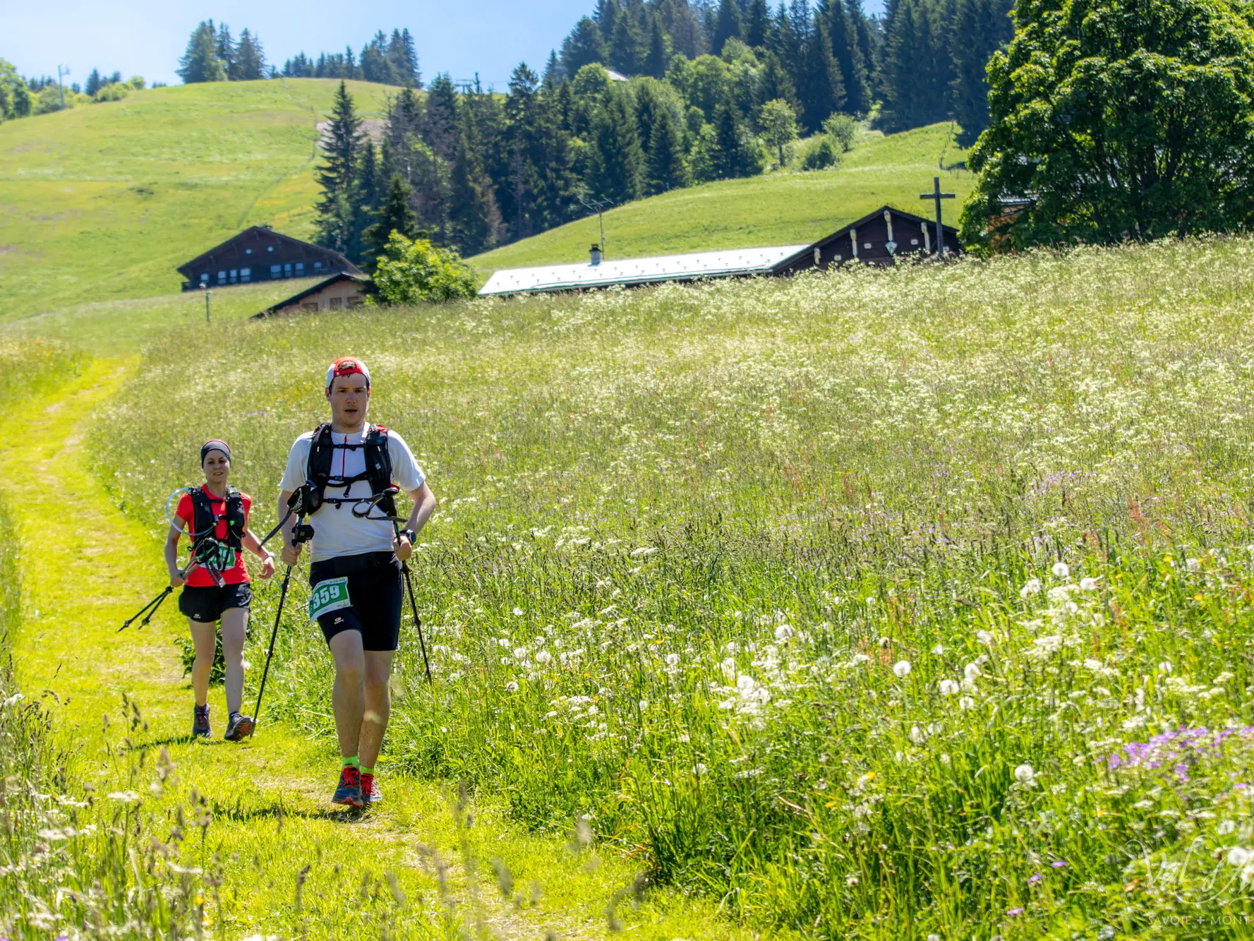 Parcours trail Le Lachat depuis Crest-Voland