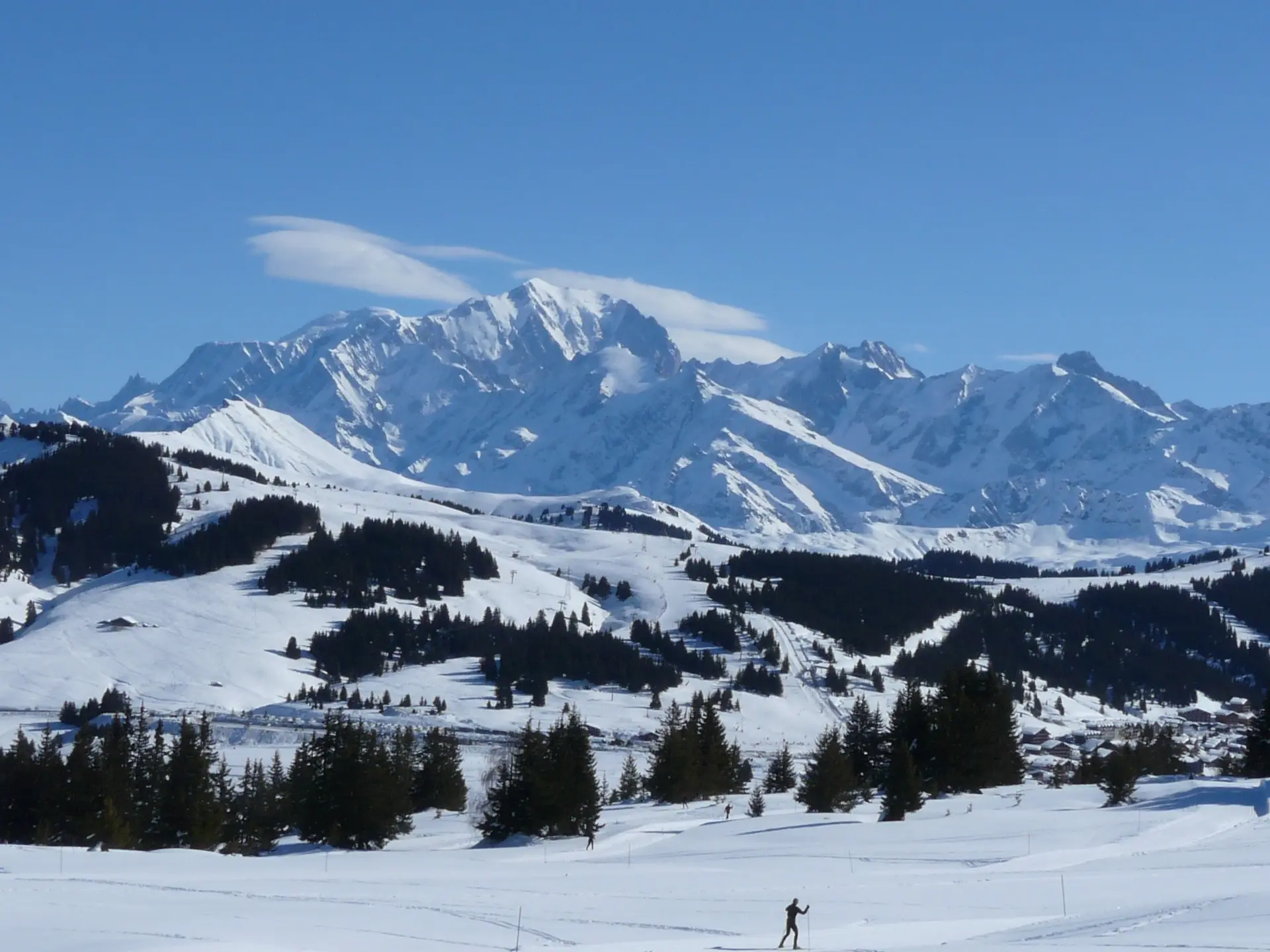 Vue sur le Mont Blanc