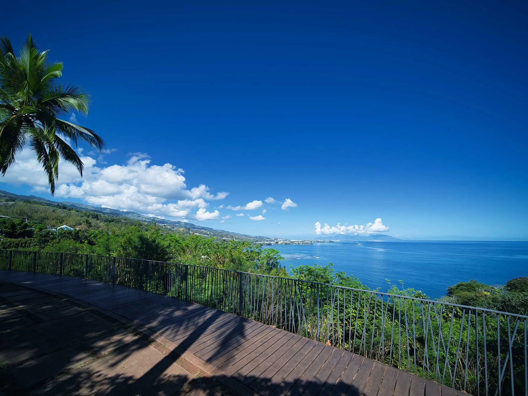 Tahiti   Point de  vue Tahara'a paysage