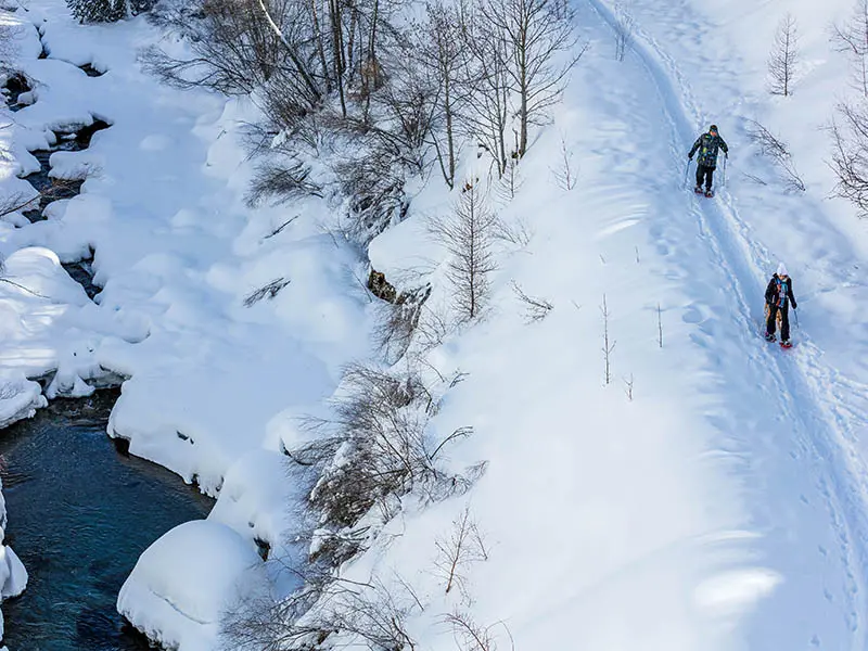 Itinéraire raquette au départ de Val d'Allos le Village