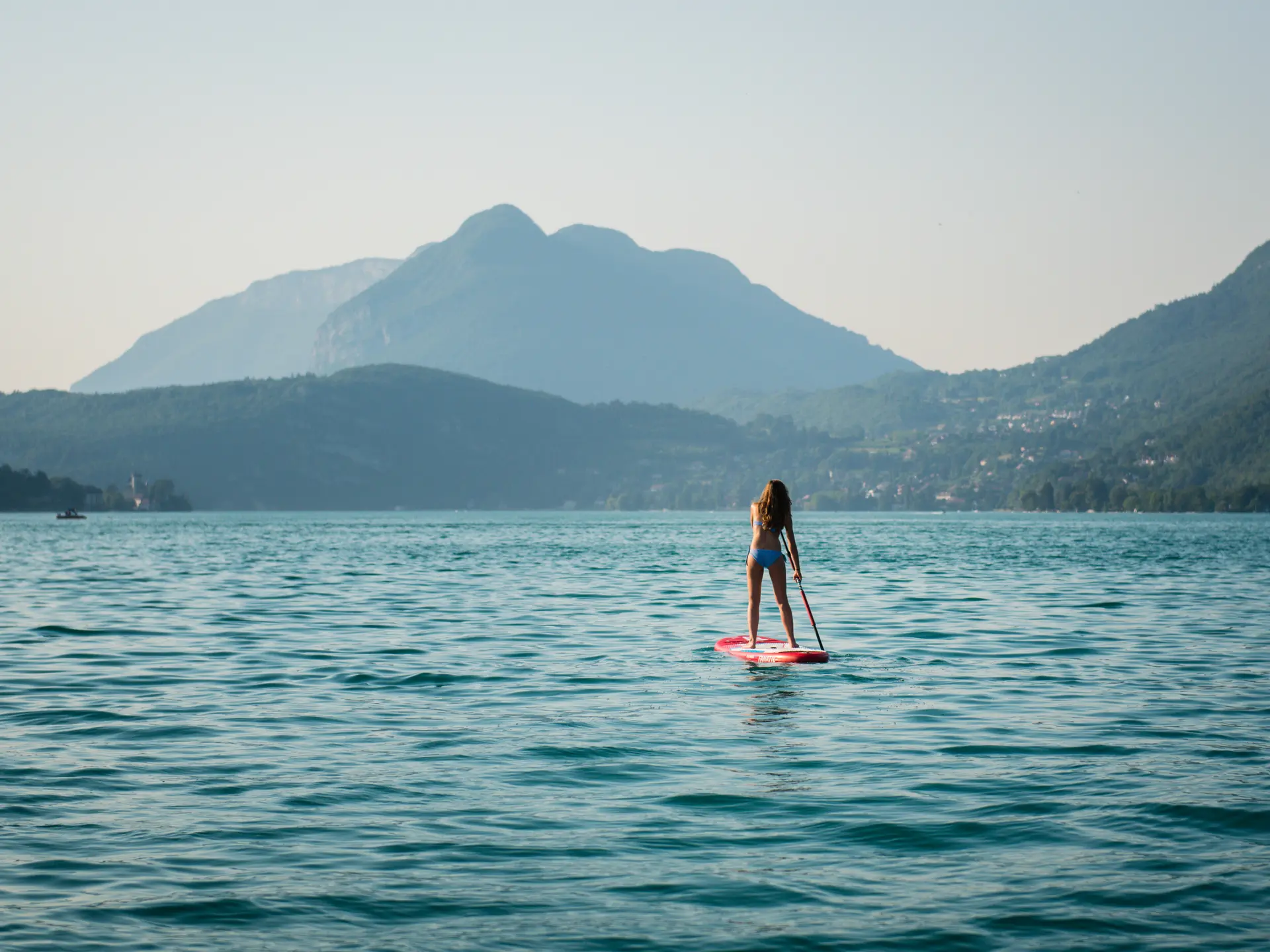 paddle sur le lac d'Annecy