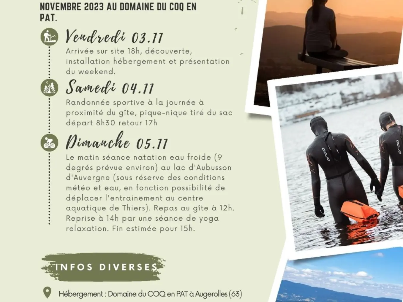 Weekend sportif en Livradois-Forez