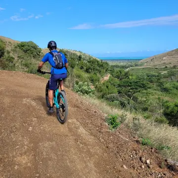 Mountain Bike Trail no.13 La Pro Line Downhill red Bourail Sud Tourism New Caledonia